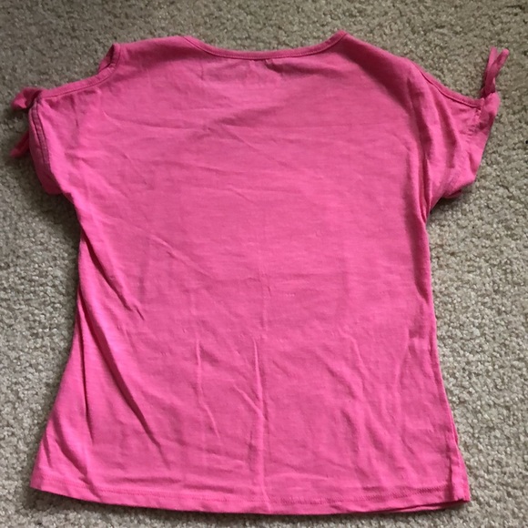 P.S. from Aeropostale “I love you cherry much” flip sequin tee with tie sleeves - Picture 6 of 6